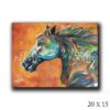 Colourful Horse Painting
